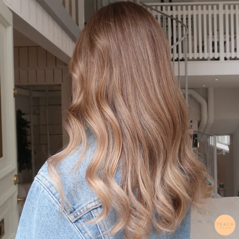 Balayage med mjuk utväxt