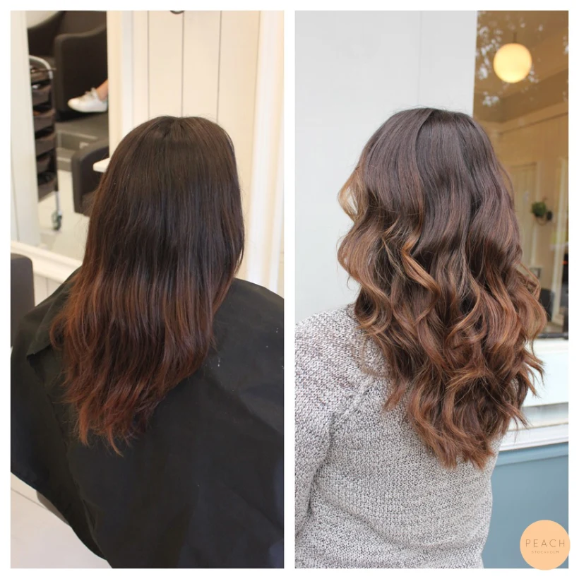 Soft ombre – salongsresultat av Malin Kvaernå, 20 oktober 2015