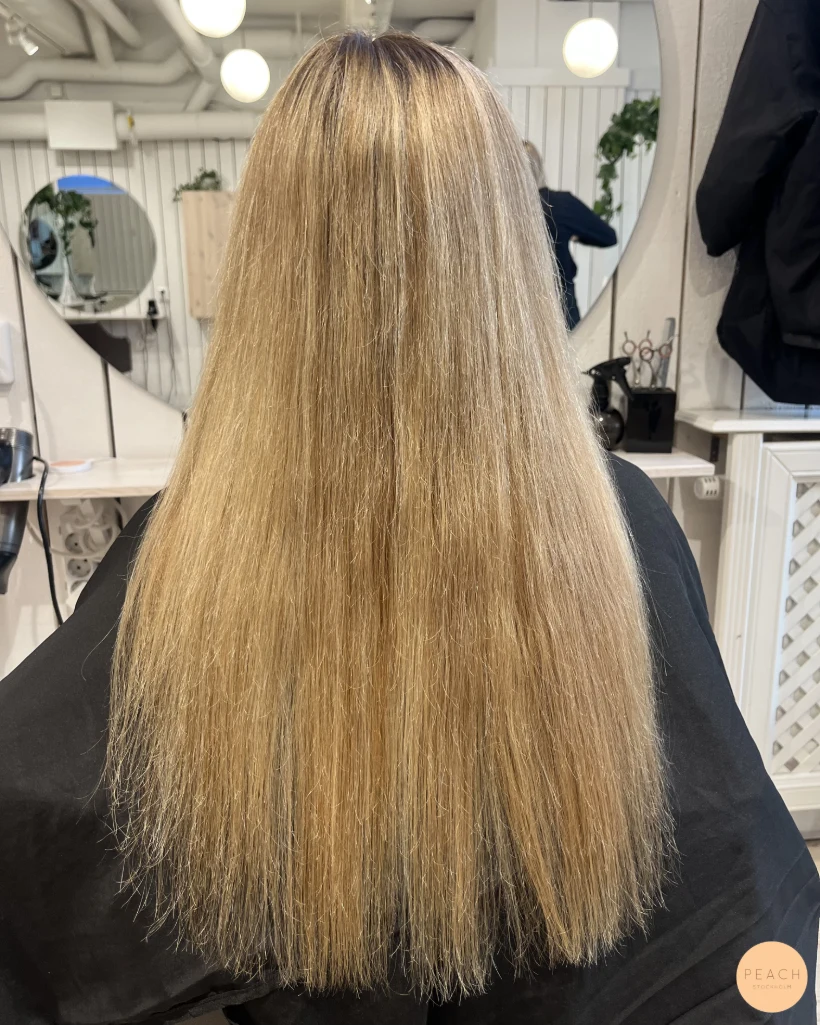 Beige bronde hair