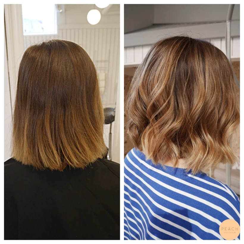Varm och mustig balayage