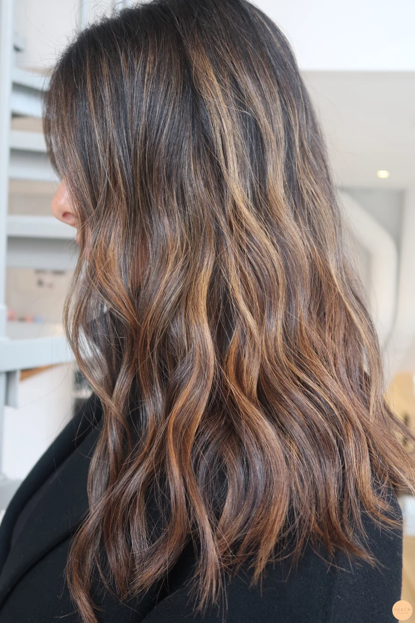 Brunette balayage