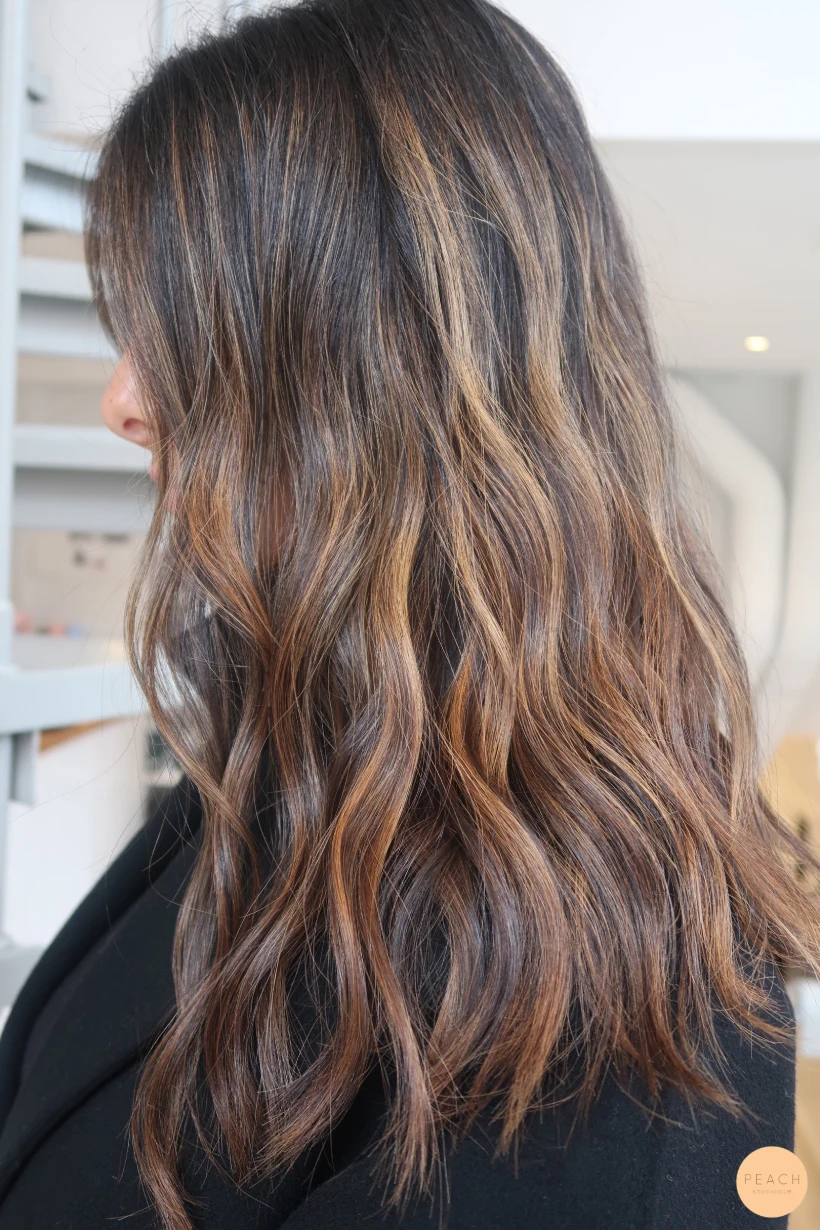 Brunette balayage