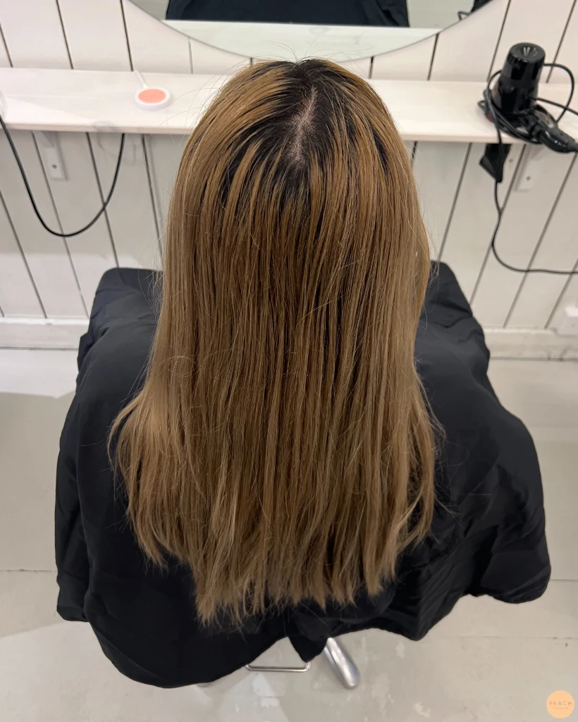 Cool bronde hair color✨🤎