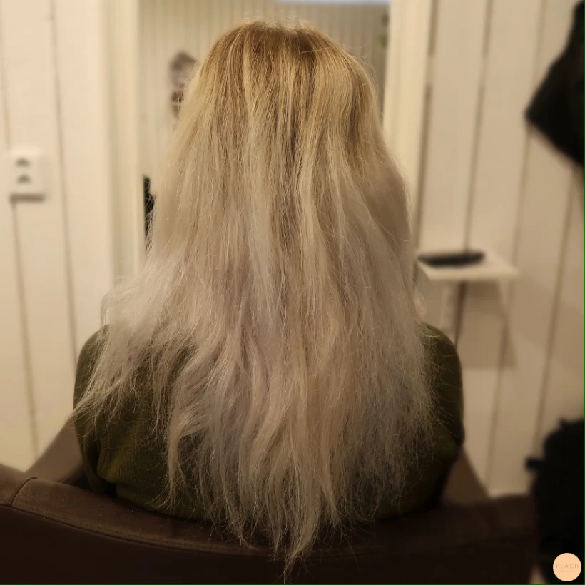 Soft krispig blond färg