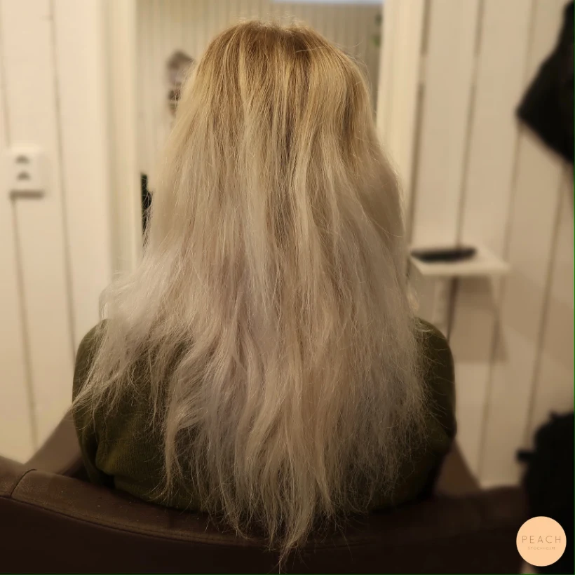 Soft krispig blond färg
