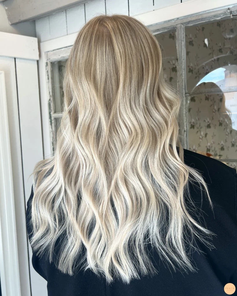 Summer blonde hair