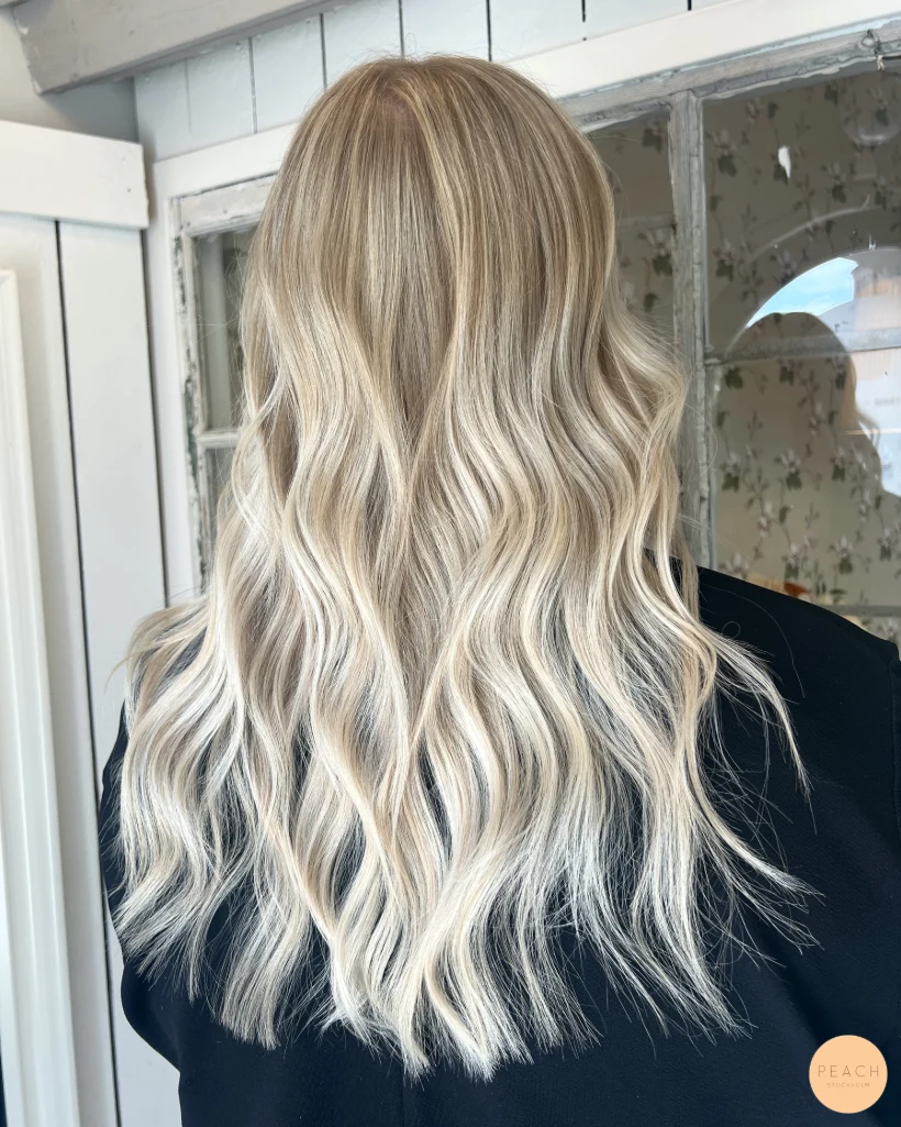 Summer blonde hair