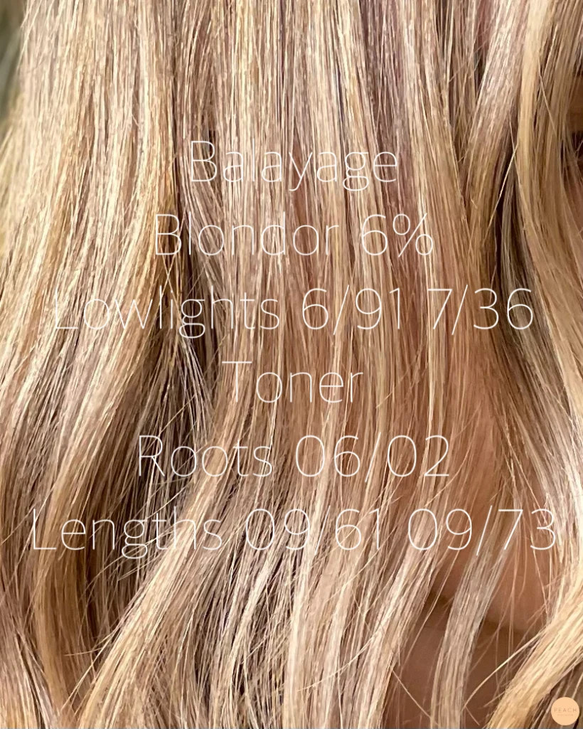 Blonde balayage