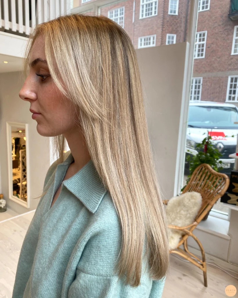 Blonde highlights