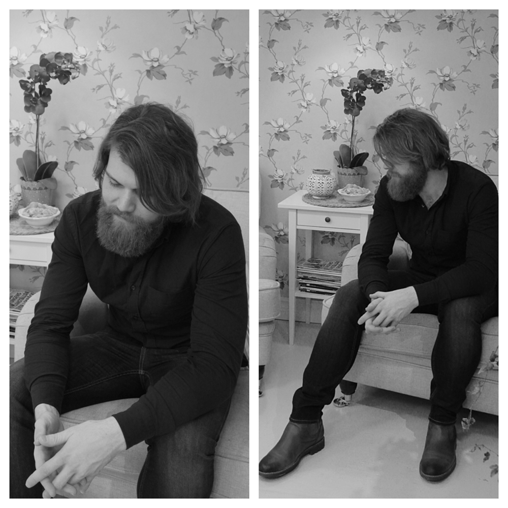 Herrtrend 2016 skägg och man-bun
