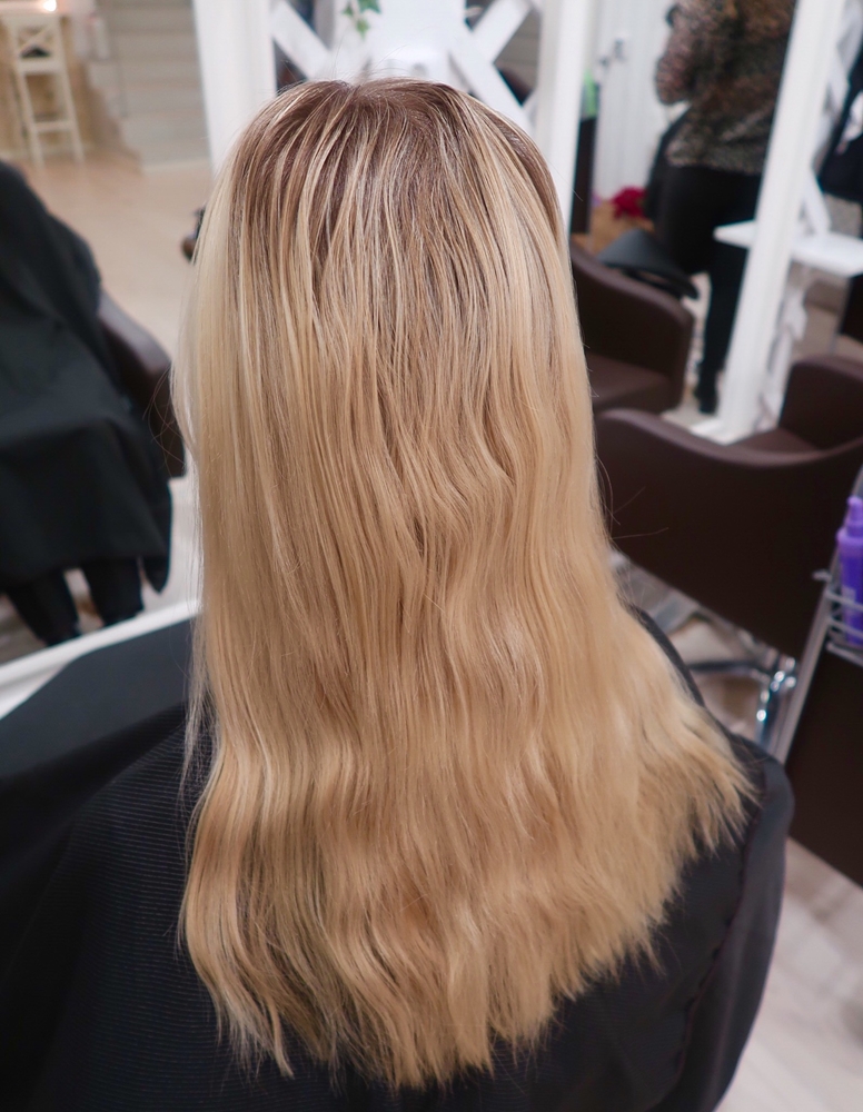 Kall blond hårfärg