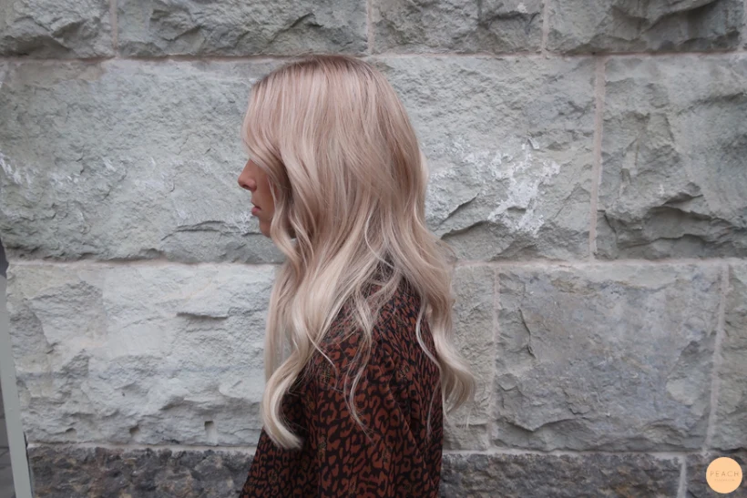 Höstigt blond med kalla slingor