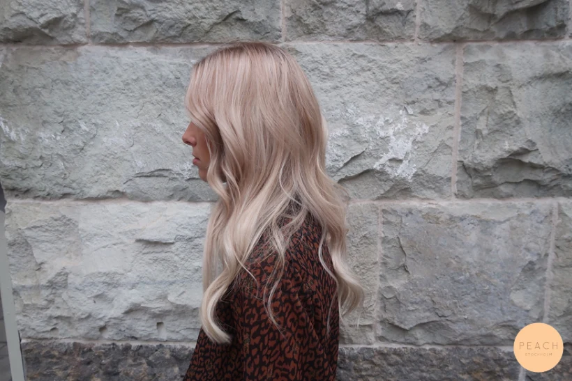 Höstigt blond med kalla slingor