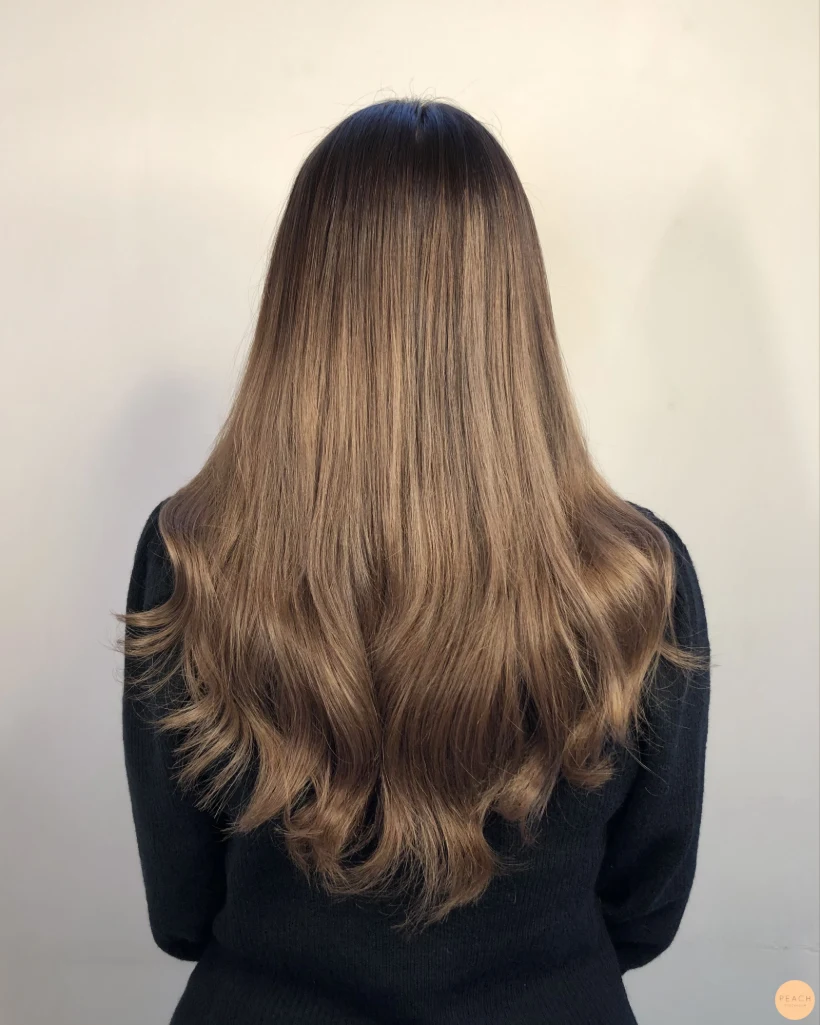 Hairtalk förlängning 40cm mörkt