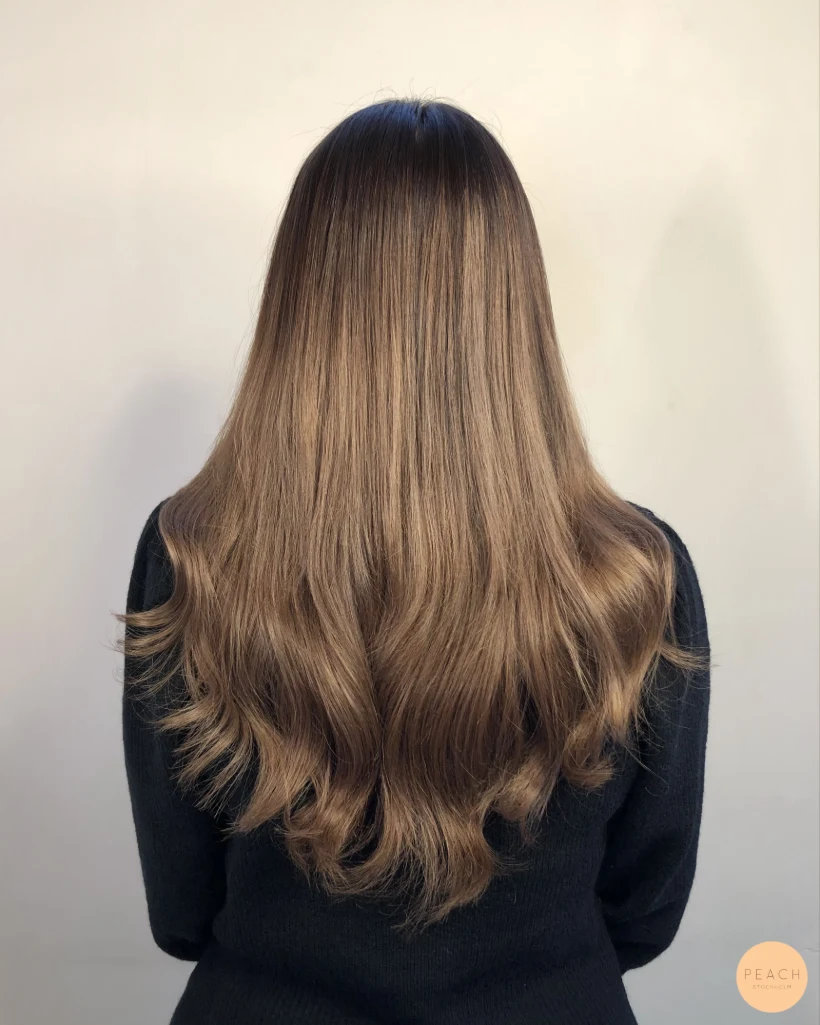 Hairtalk förlängning 40cm mörkt