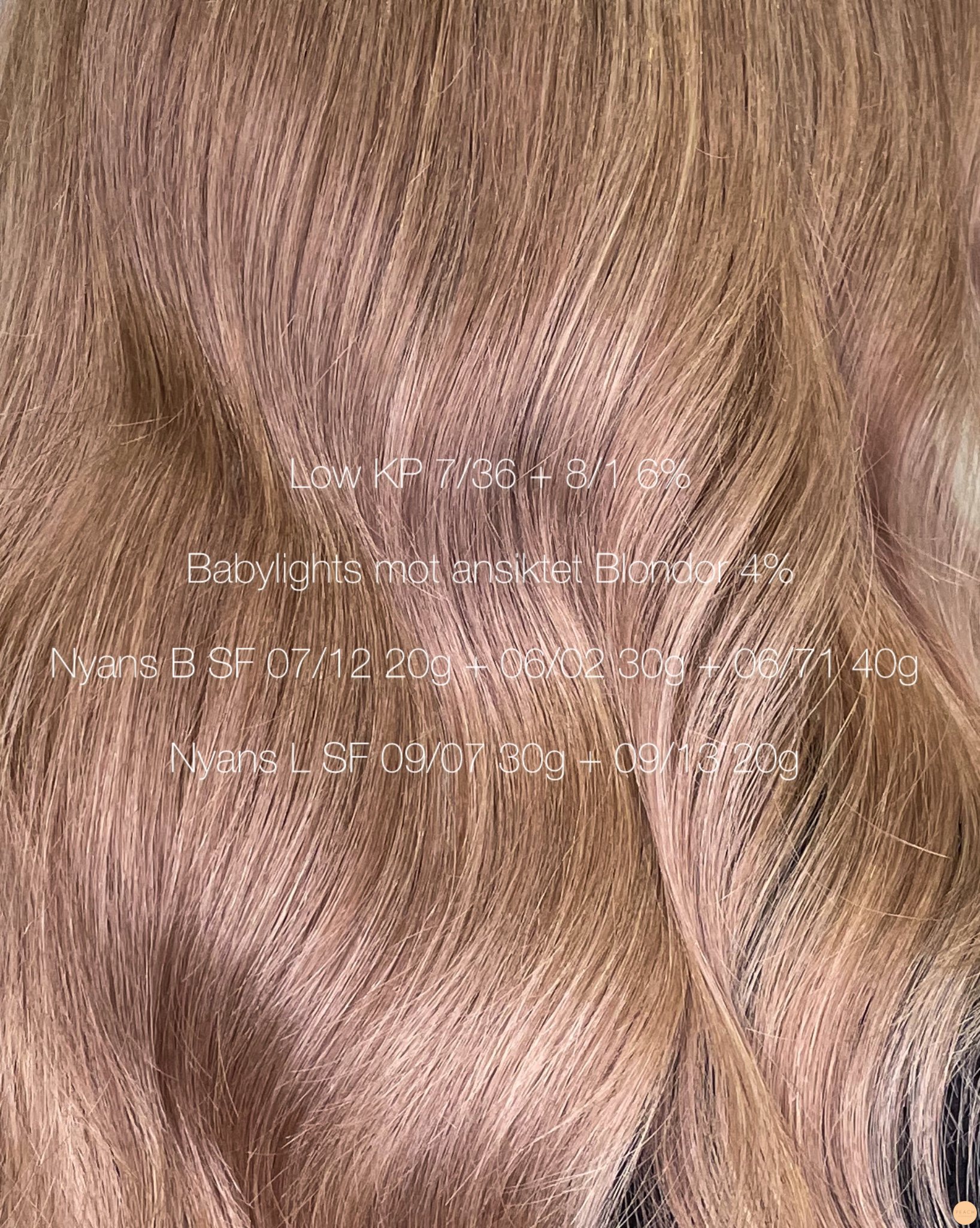 Latte hair color 🧋 ✨