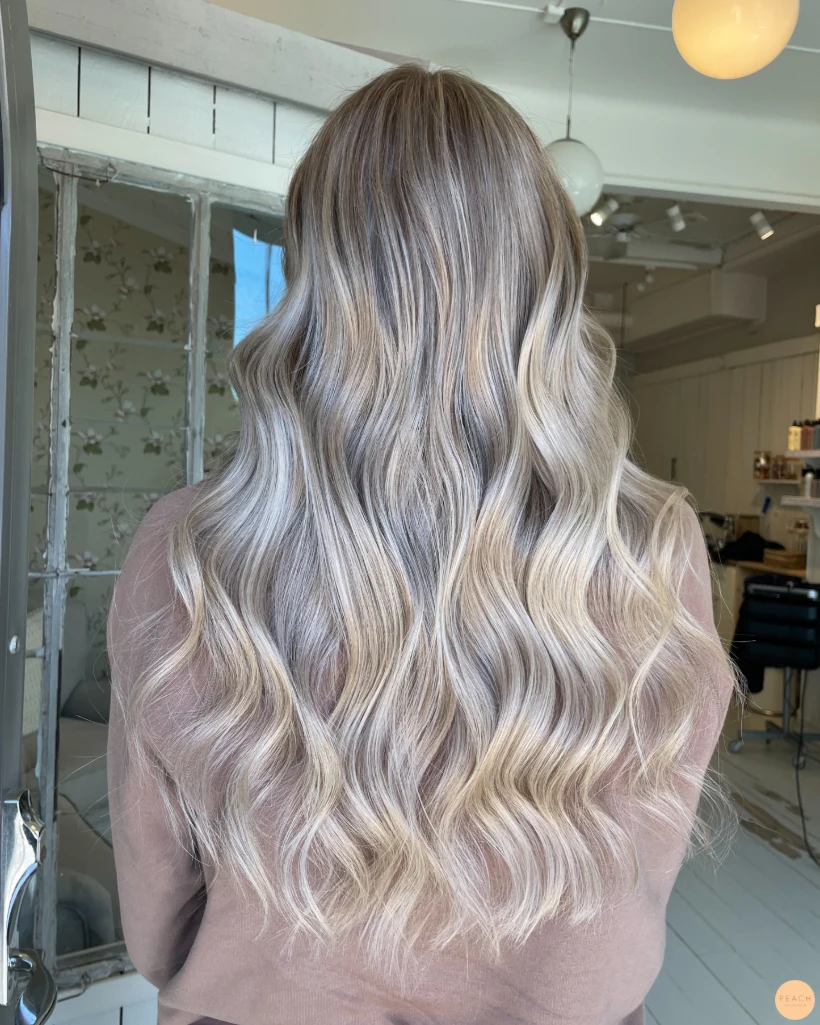 Kall blond hårfärg