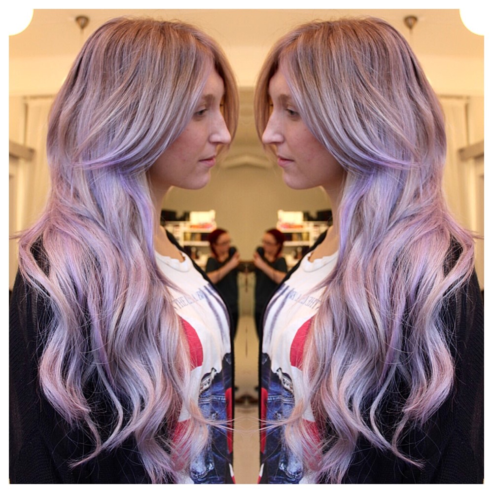 Lila ombre