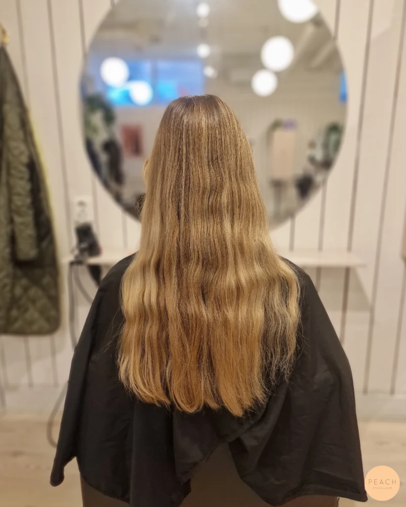 Seamless blonde hair