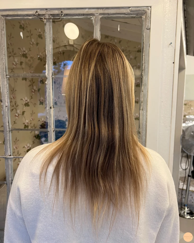 Vanilla blonde hair balayage 💛