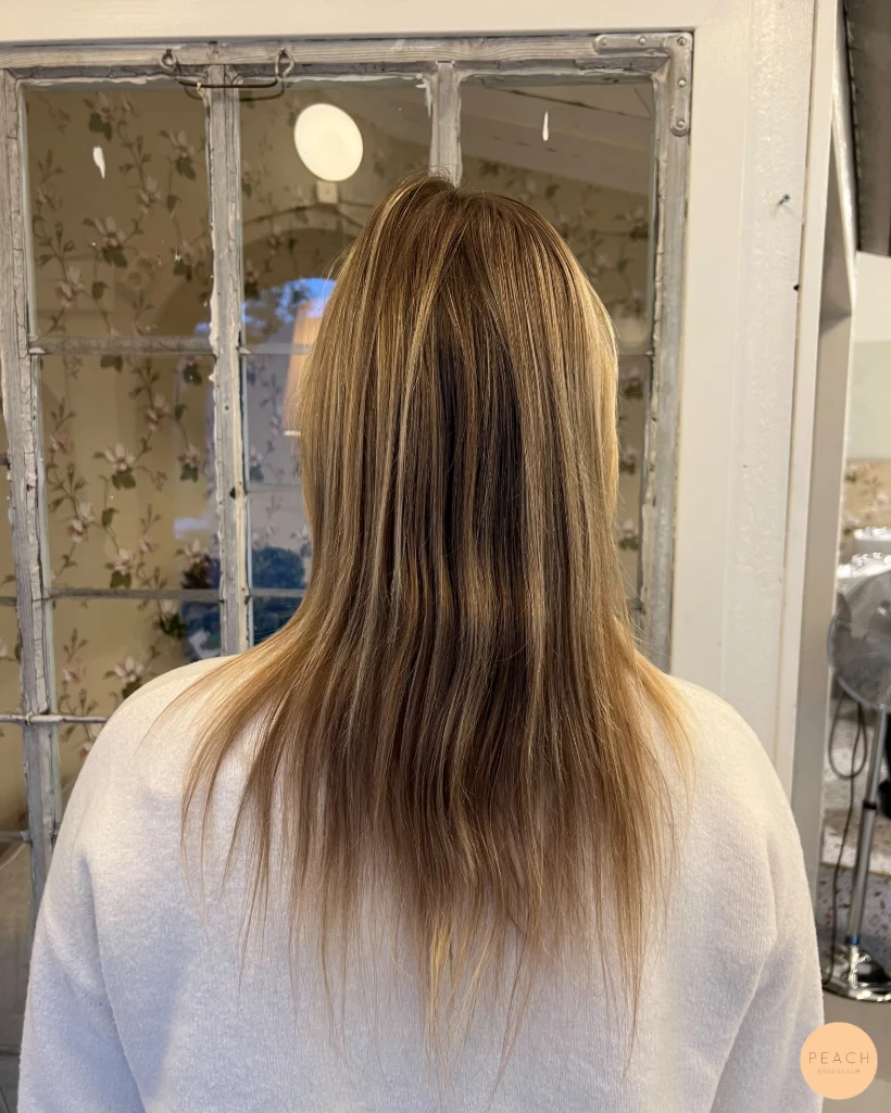 Vanilla blonde hair balayage 💛