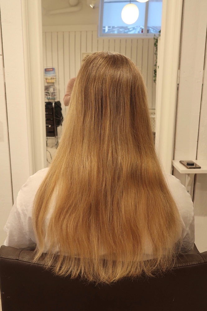 Från blond till brunett