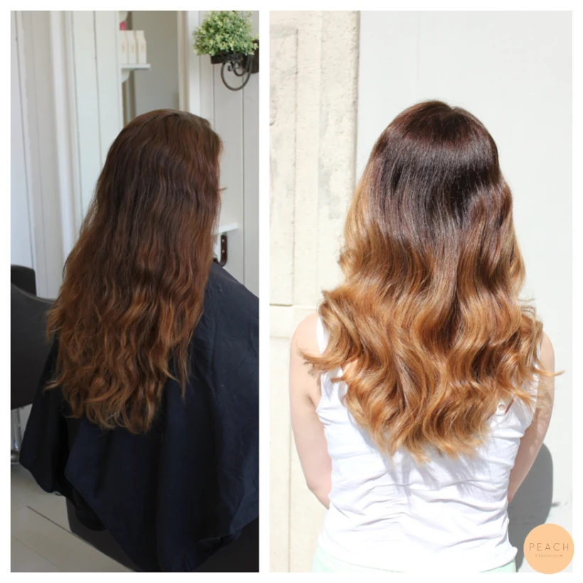 Caramel ombre