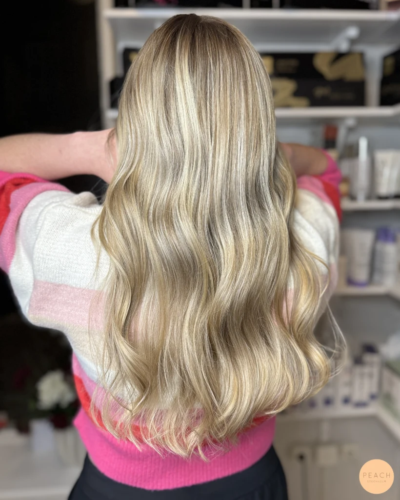 Icy blonde – salongsresultat av Josefine Eklund, 14 januari 2024
