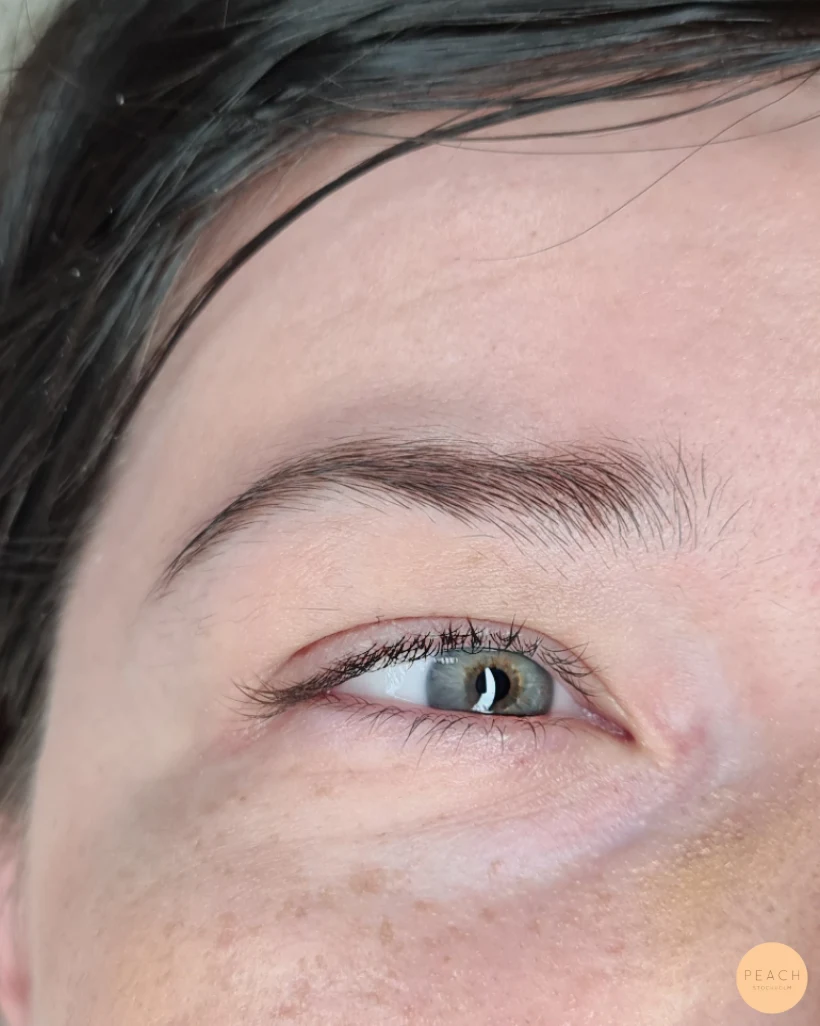 Yumi keratin lashlift – salongsresultat av Erika Gradin, 18 oktober 2021