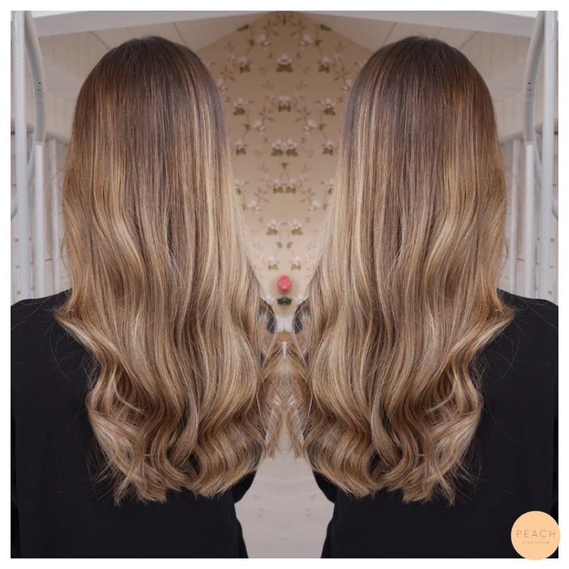 Balayage i brunt hår - balayage in brown hair