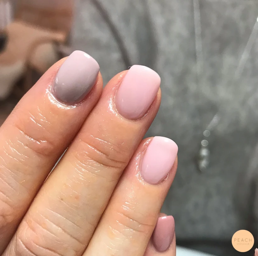 Nude, rosa & beige gellack