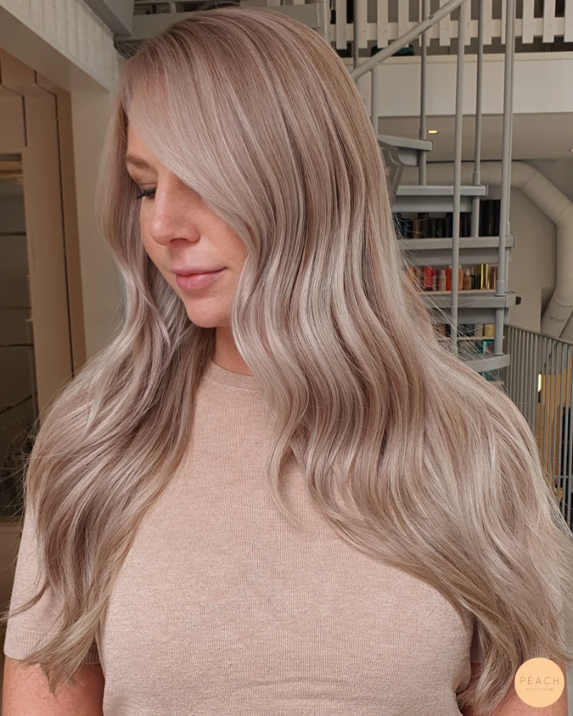 Autumn blonde hair