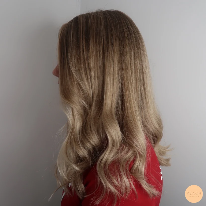 Från blond till mörkblond