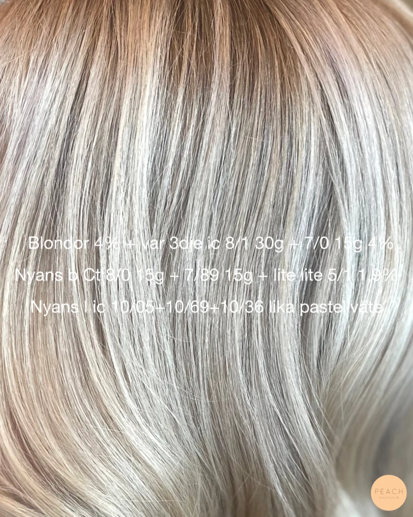 Iceblonde hårfärg 🤍