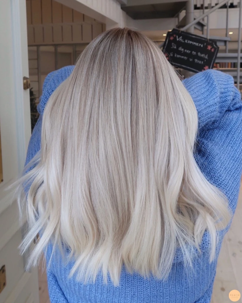 Blonde balayage short hair
