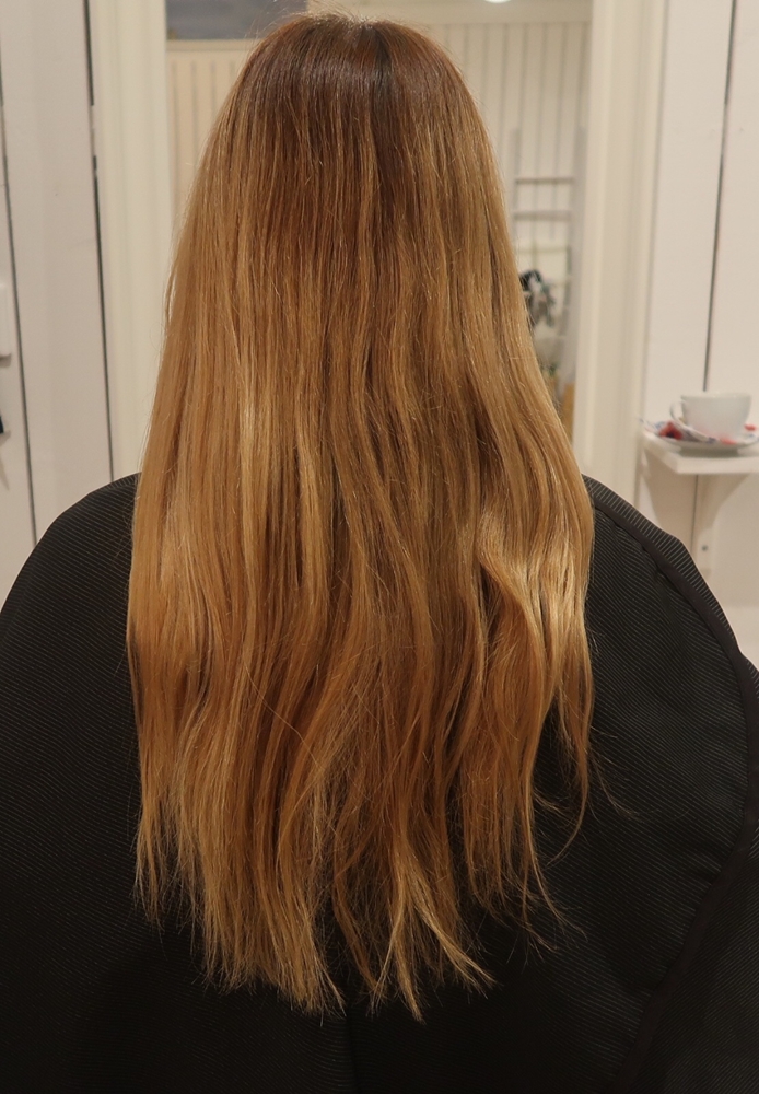 Orange hair color