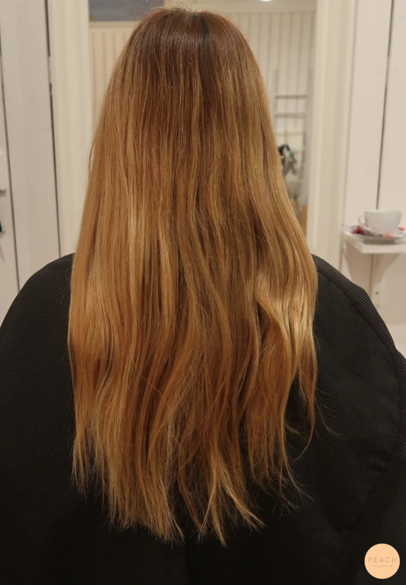 Orange hair color