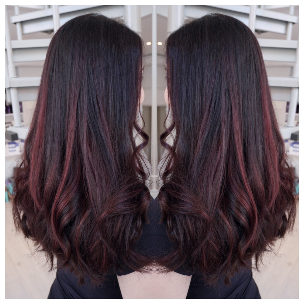 Färg balayage
