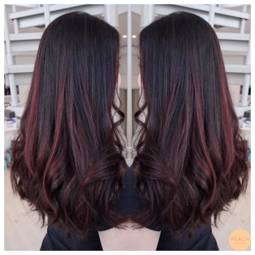 Färg balayage