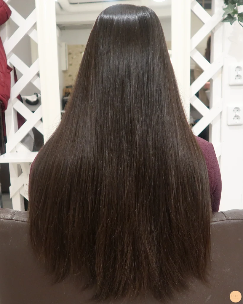 Röd lila balayage