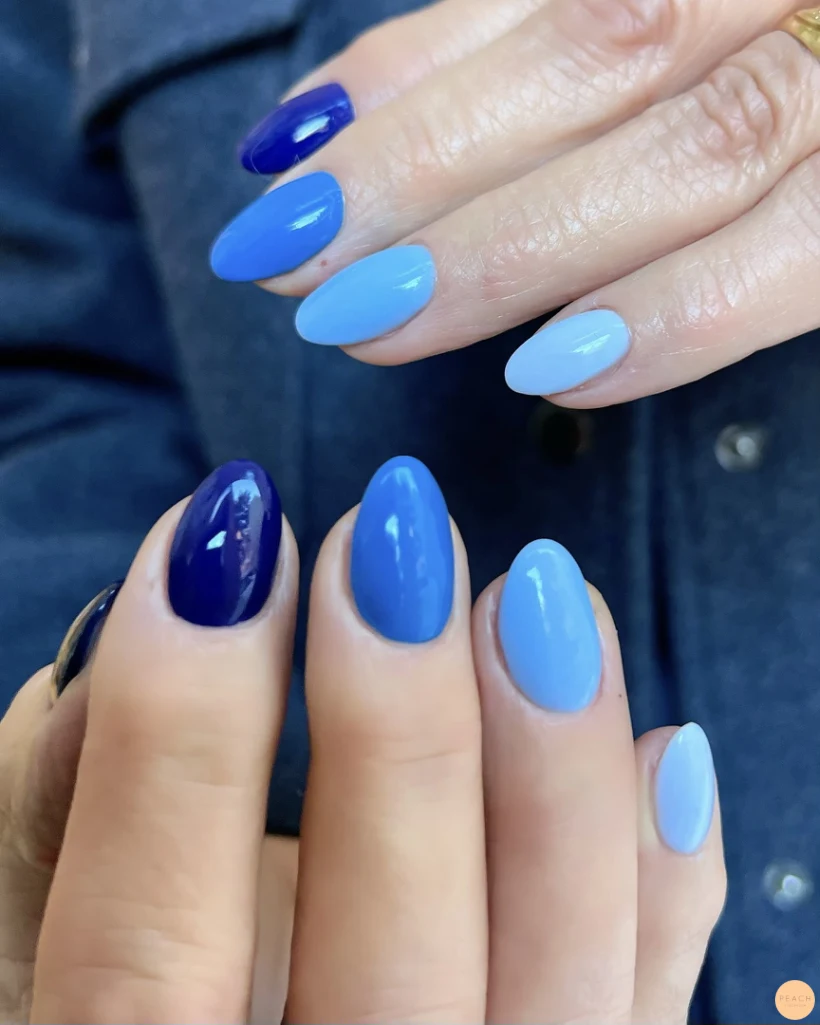 Polygel & Fem nyanser av blå 💙🩵