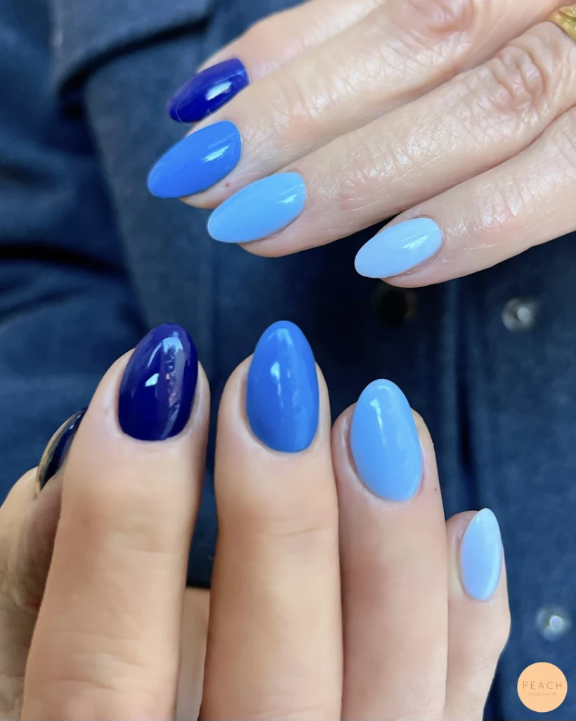 Polygel & Fem nyanser av blå 💙🩵