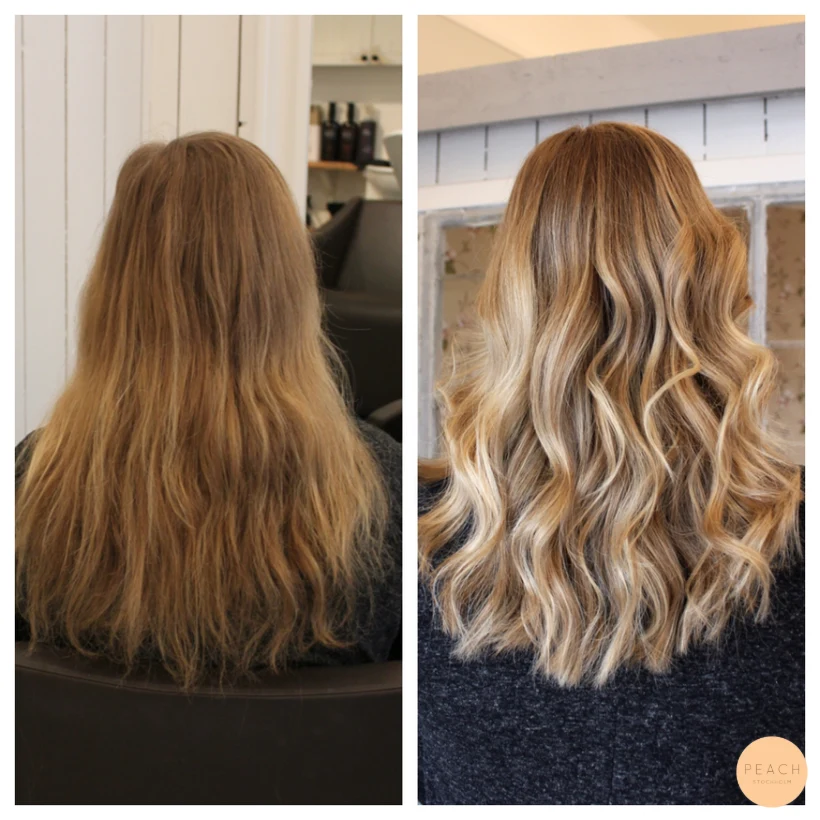 Havreblond hårfärg – salongsresultat av Jennie Andersson, 10 maj 2016