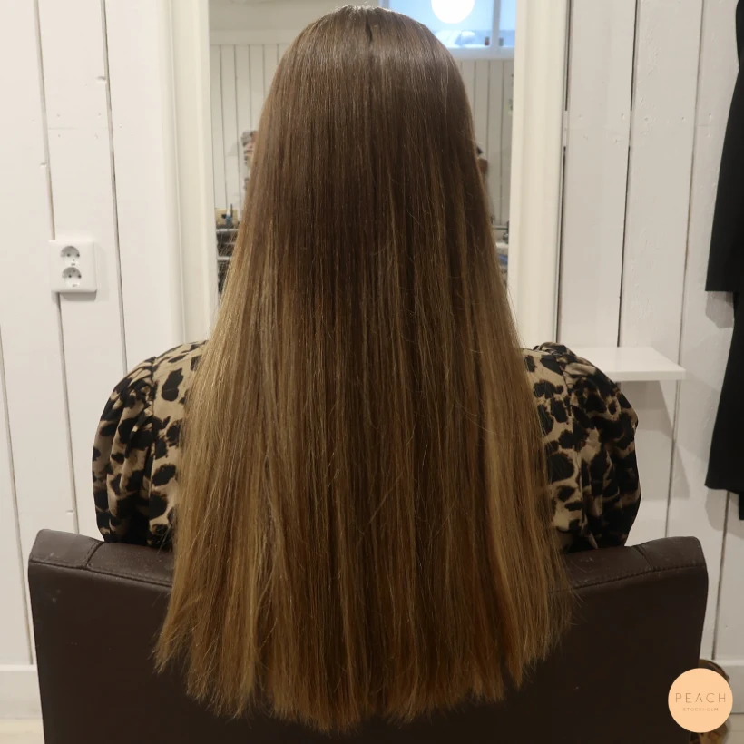 Lob krämig balayage