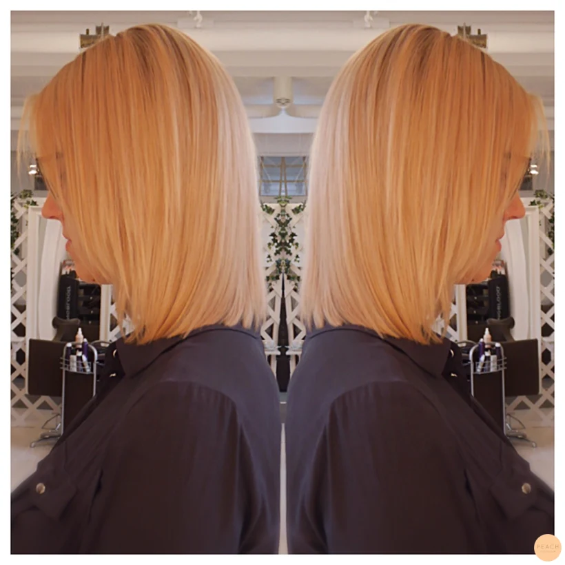 Rosé gold hair - koppar rosé hårfärg