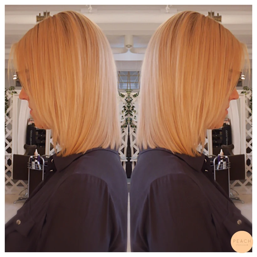 Rosé gold hair - koppar rosé hårfärg