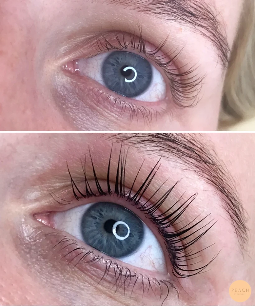 Andra behandlingen av Yumi lashlift