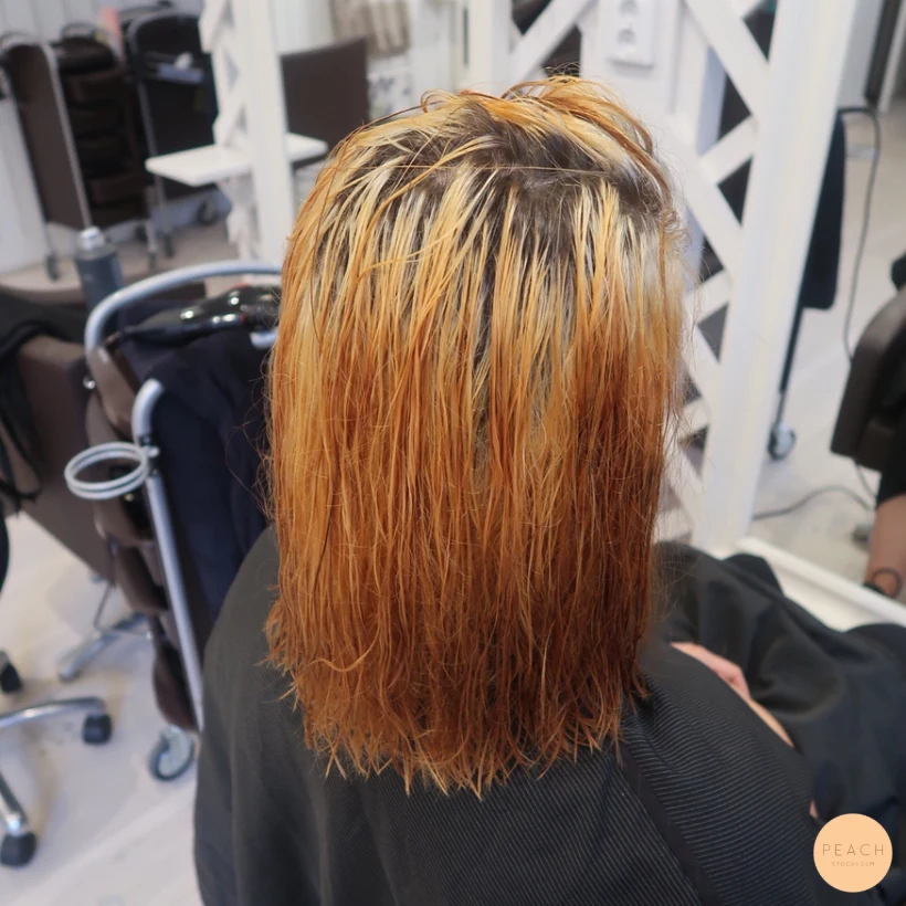 Avfärgning med Olaplex