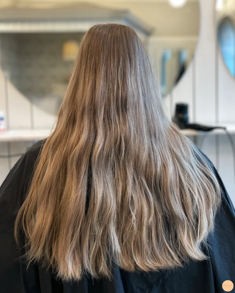 Sand beige hårfärg