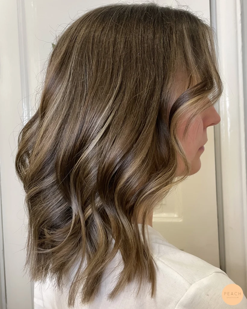Brown hair with a touch of beige